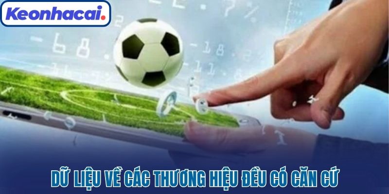 Dữ liệu về các thương hiệu đều có căn cứ