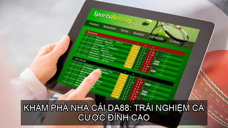  Khám Phá Nhà Cái Da88: Trải Nghiệm Cá Cược Đỉnh Cao